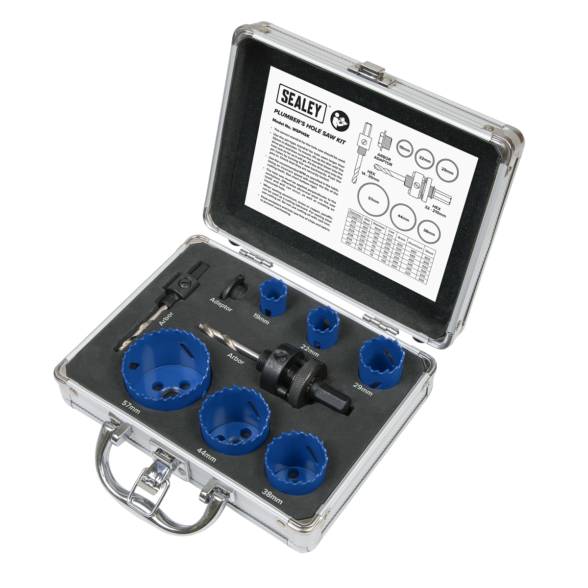 Plumber's Hole Saw Kit 9pc