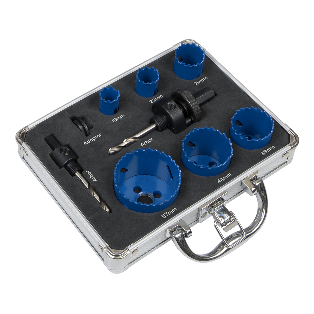 Plumber's Hole Saw Kit 9pc