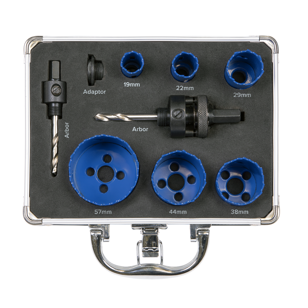 Plumber's Hole Saw Kit 9pc