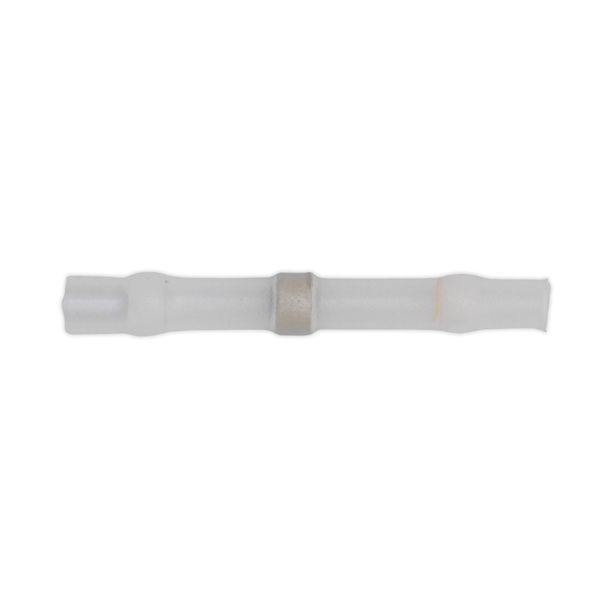 Heat Shrink Butt Connector Solder Terminal 24-22 AWG, White - Pack of 25
