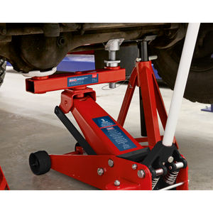 Sealey X137 3 Tonne Cross Beam 4x4 Vehicle Support Lift Adaptor, Red