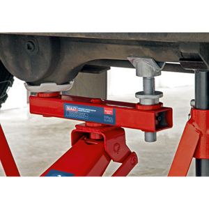 Sealey X137 3 Tonne Cross Beam 4x4 Vehicle Support Lift Adaptor, Red