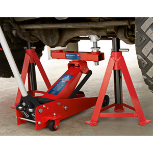 Sealey X137 3 Tonne Cross Beam 4x4 Vehicle Support Lift Adaptor, Red
