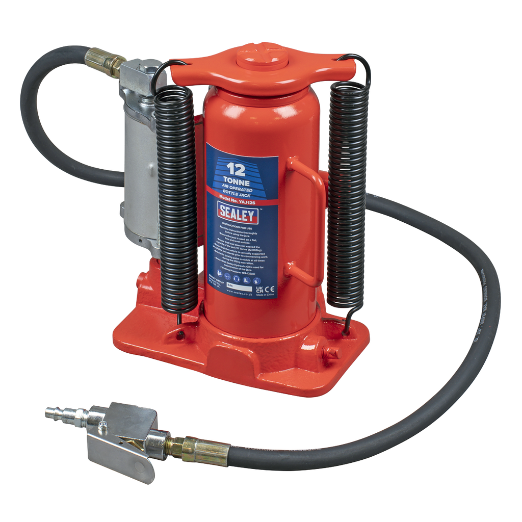 Air Operated Hydraulic Bottle Jack, 12 Tonne (YAJ12S)