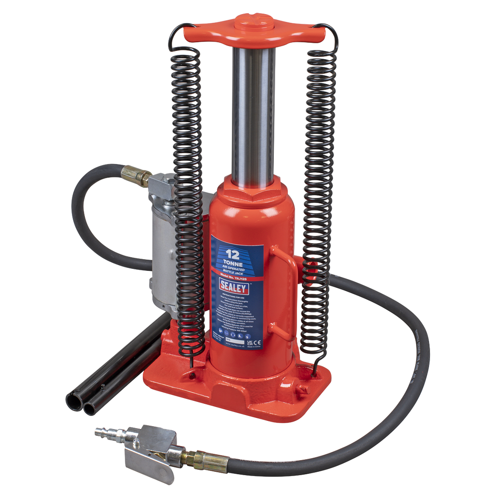 Air Operated Hydraulic Bottle Jack, 12 Tonne (YAJ12S)