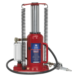 Air Operated Hydraulic Bottle Jack 18 Tonne