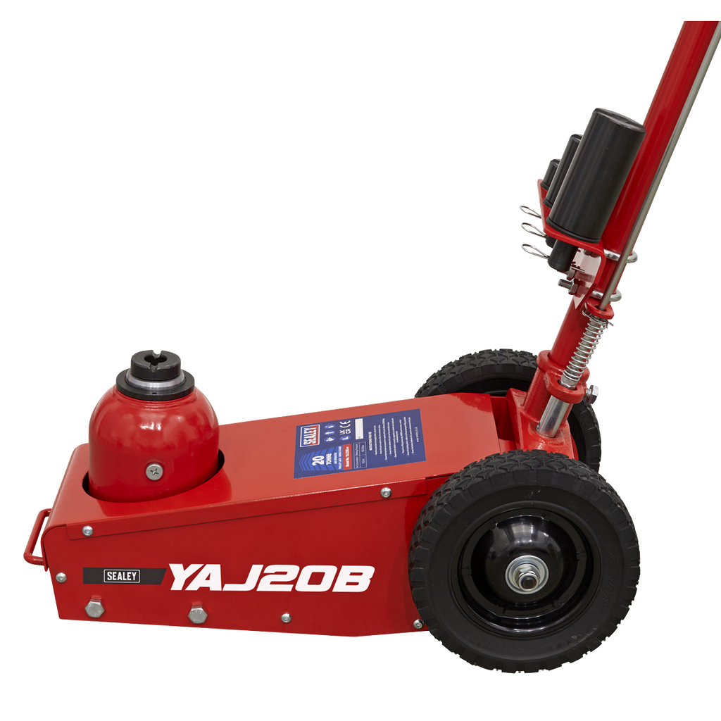 Air Operated Single Stage Trolley Jack 20 Tonne