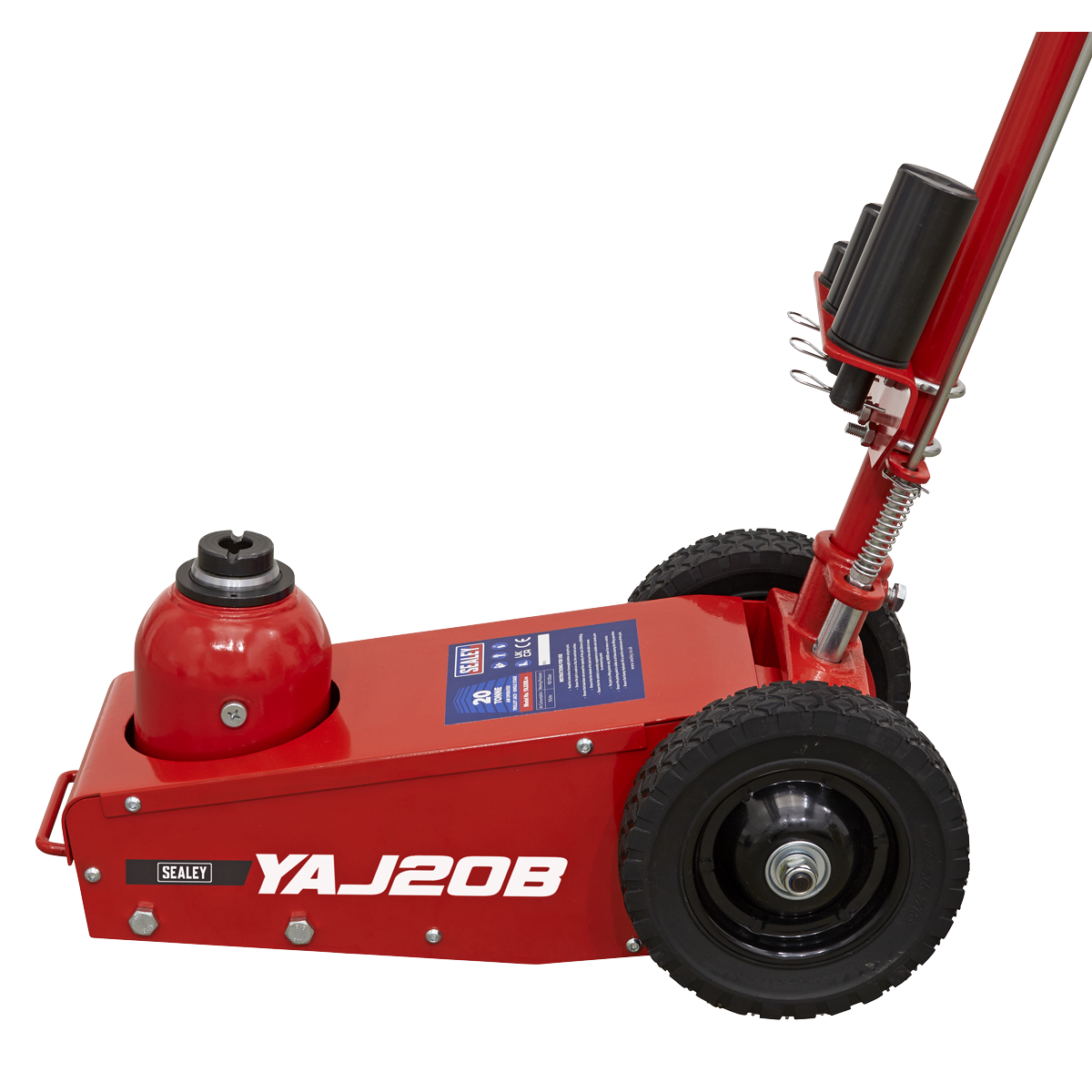 Air Operated Single Stage Trolley Jack 20 Tonne