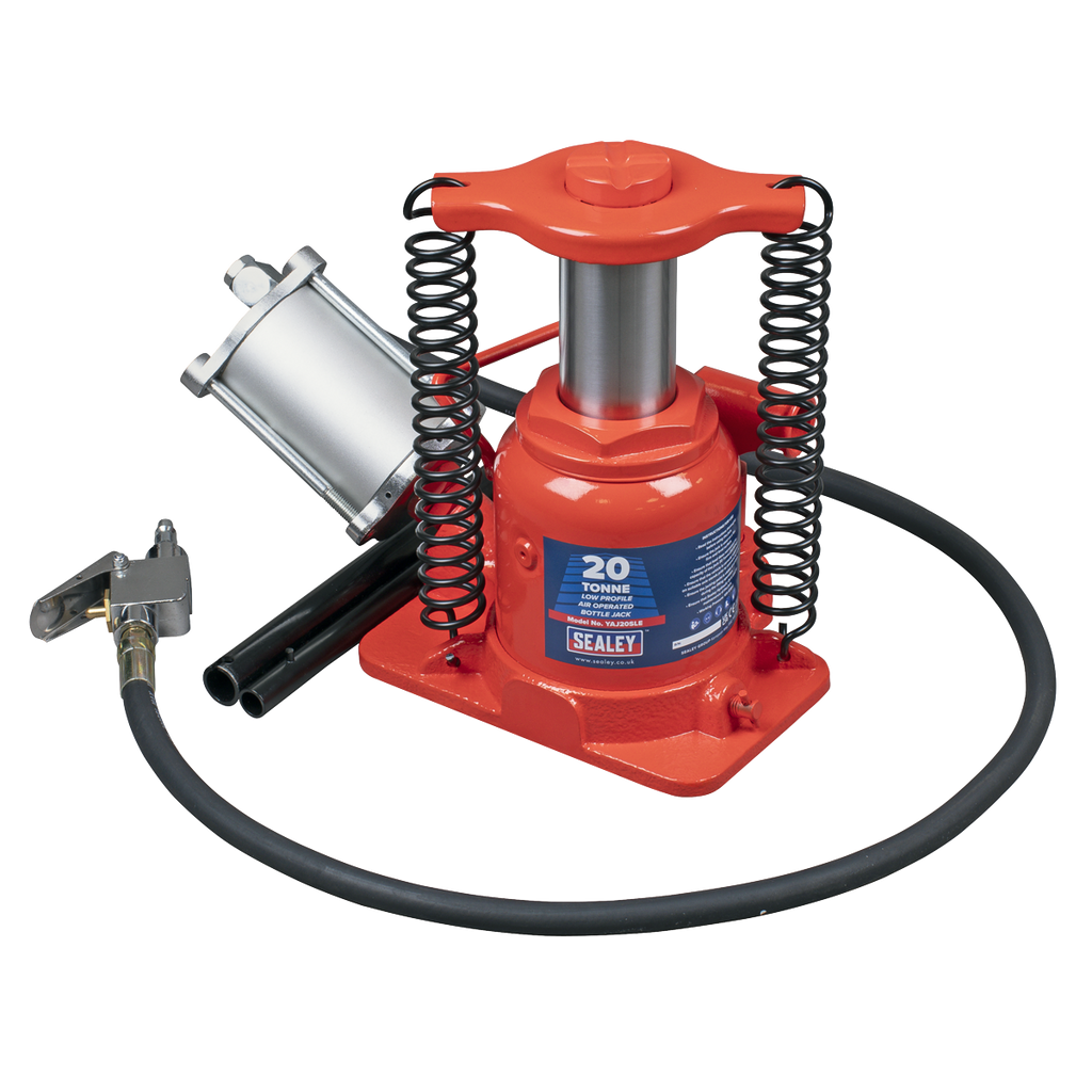Low Profile Air Operated Hydraulic Bottle Jack 20 Tonne