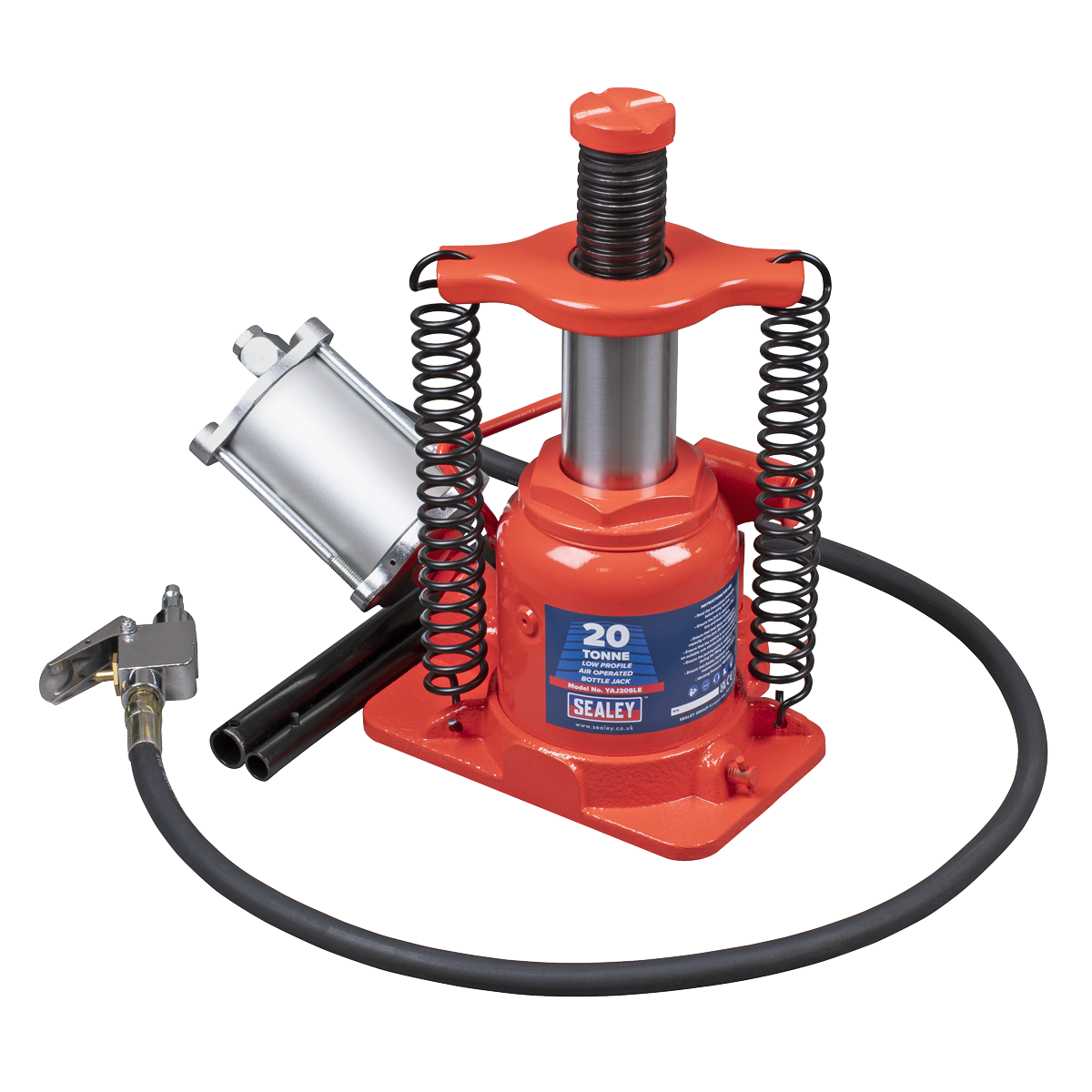 Low Profile Air Operated Hydraulic Bottle Jack 20 Tonne