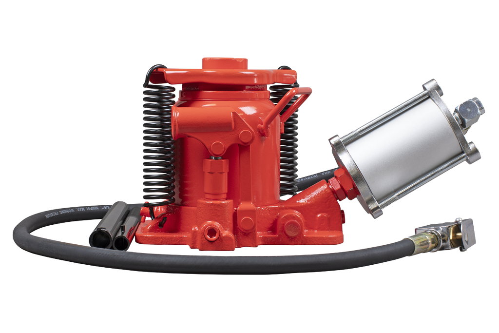 Low Profile Air Operated Hydraulic Bottle Jack 20 Tonne