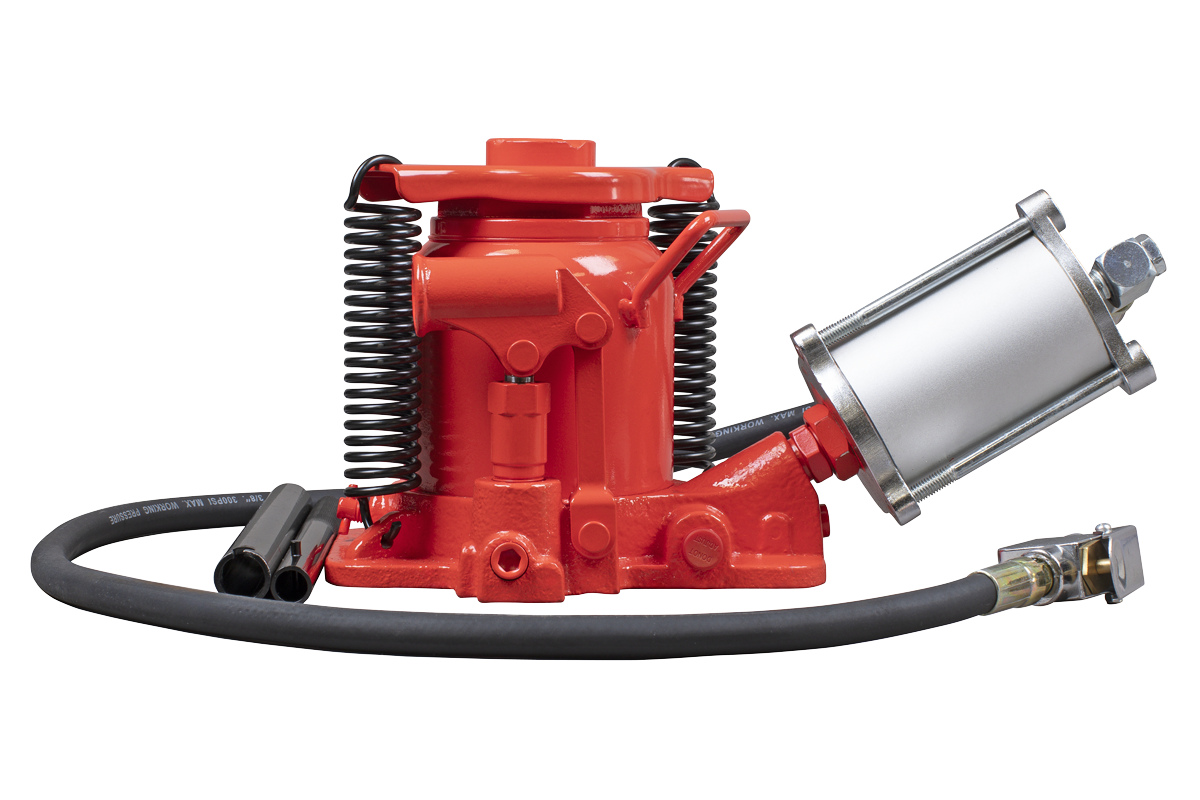 Low Profile Air Operated Hydraulic Bottle Jack 20 Tonne