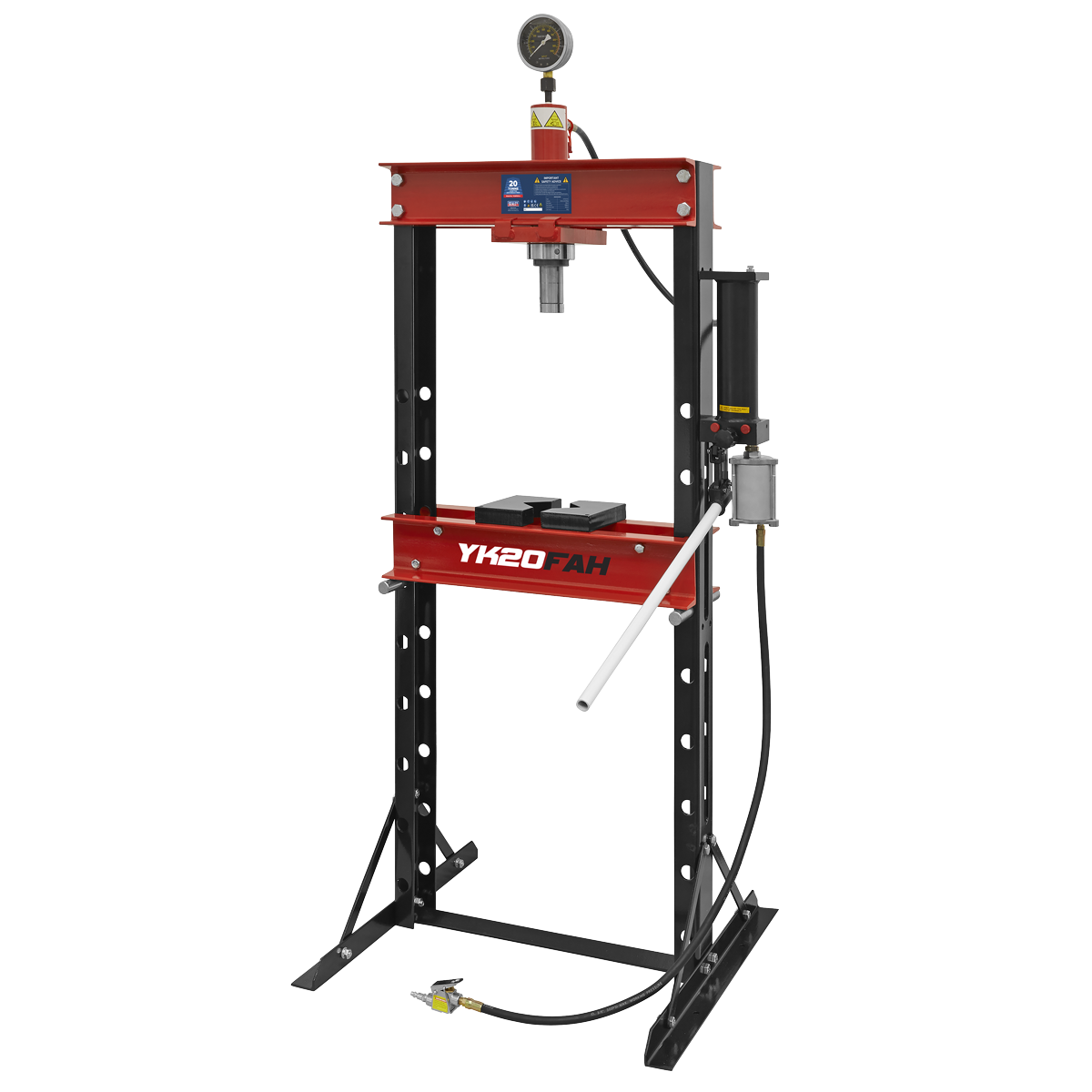 Air/Hydraulic Floor Type Press 20 Tonne