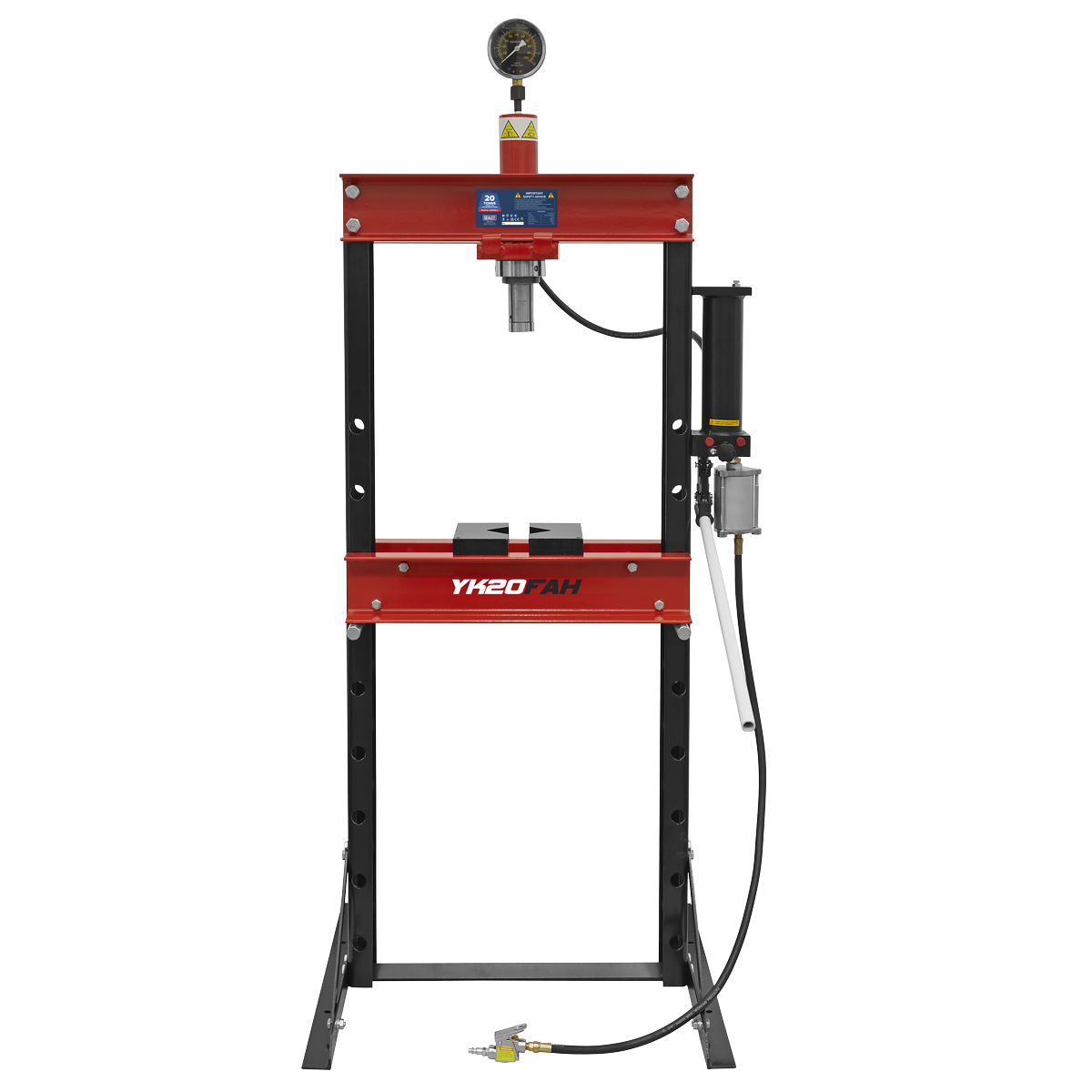 Air/Hydraulic Floor Type Press 20 Tonne