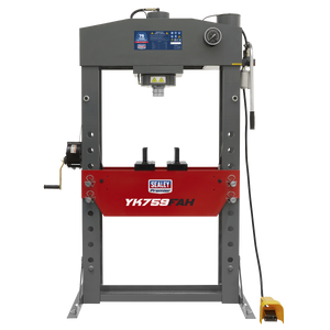 Premier Air/Hydraulic Floor Type Press with Foot Pedal 75 Tonne