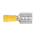 Push-On Female Terminal 9.5mm, Yellow - Pack of 100