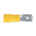 Push-On Male Terminal 6.3mm, Yellow - Pack of 100