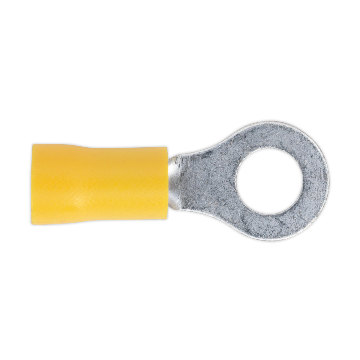 Easy-Entry Ring Terminal 6.4mm (1/4"), Yellow - Pack of 100