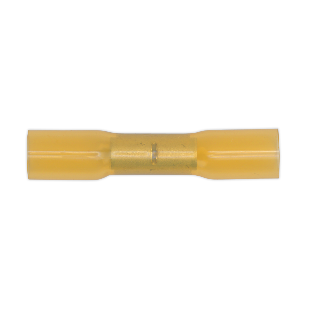 Heat Shrink Butt Connector Terminal 6.8mm, Yellow - Pack of 50