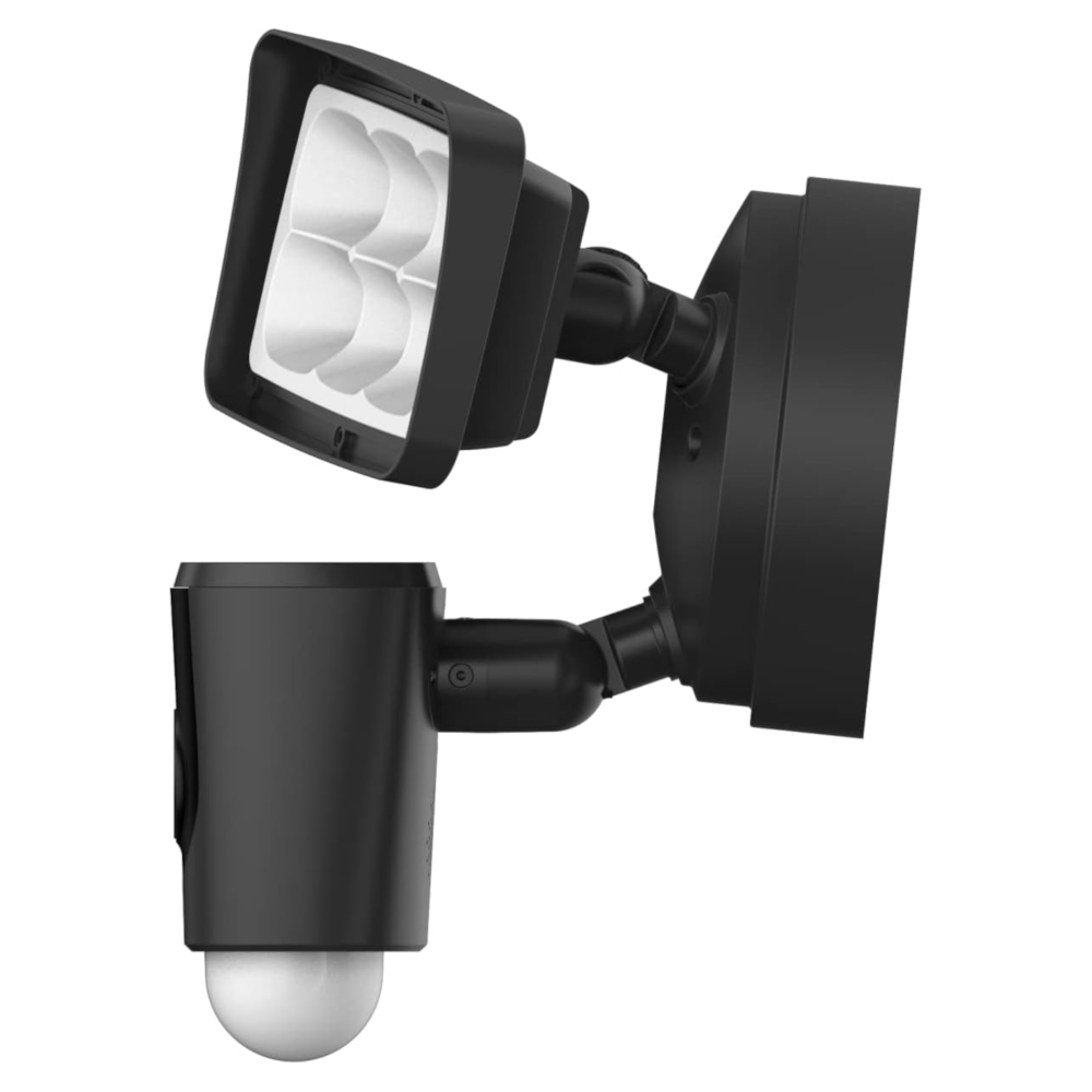 Yale YFL01-BLK Two Way CCTV Security Outdoor Flood Light with 1080FHD Camera 2000 Lumen IP65