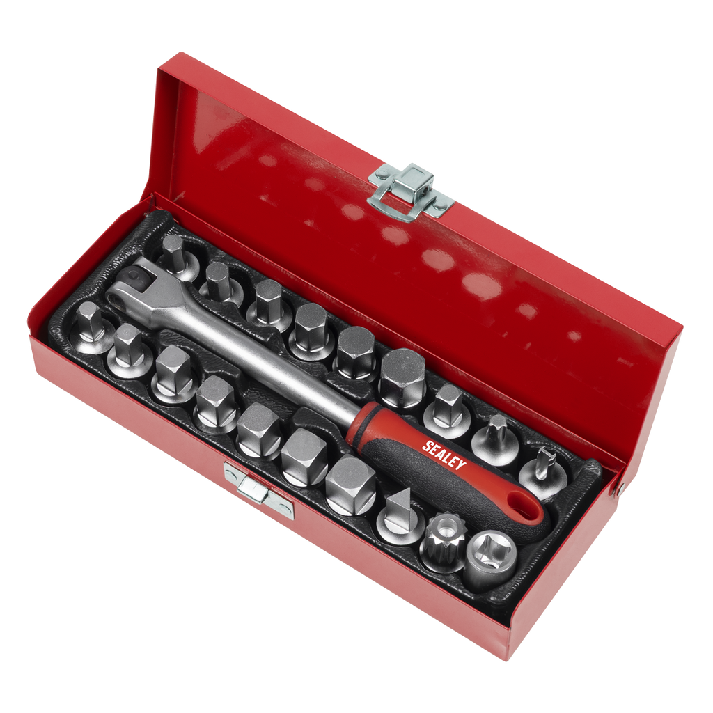 Oil Drain Plug Key Set 3/8"Sq Drive 20pc
