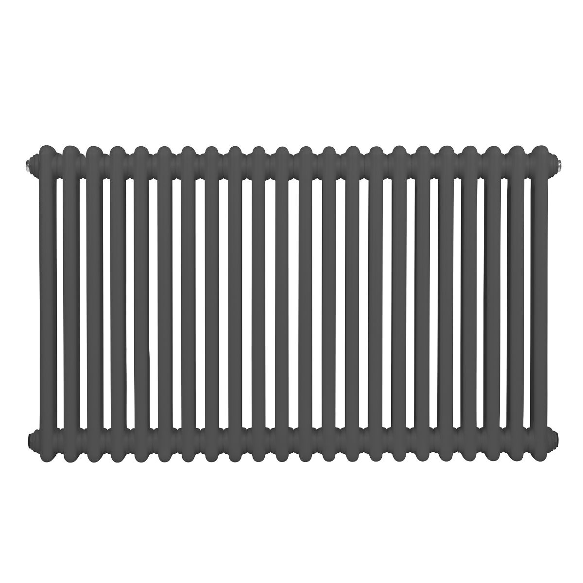 Baridi Horizontal Traditional 2 Column Radiator 600 x 1012mm – Anthracite