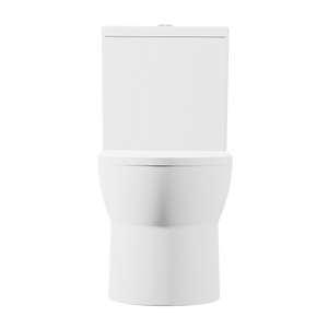 Baridi Close-Coupled Toilet with Soft Close Seat, Dual Flush Cistern & Rimless Flush – White