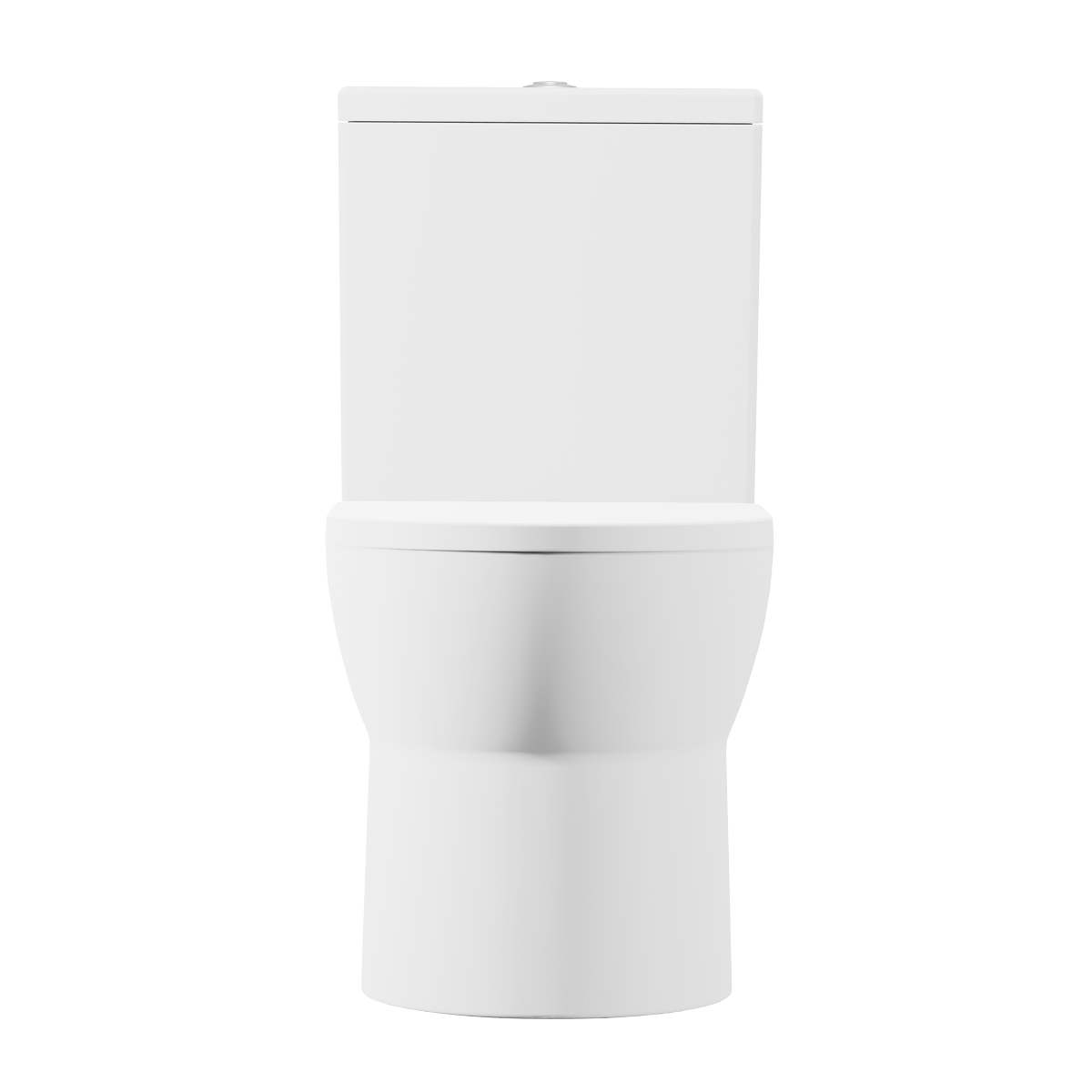 Baridi Close-Coupled Toilet with Soft Close Seat, Dual Flush Cistern & Rimless Flush – White