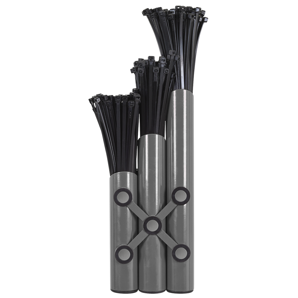 Large Magnetic Cable Tie Holder - Grey