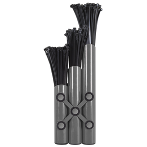 Large Magnetic Cable Tie Holder - Grey