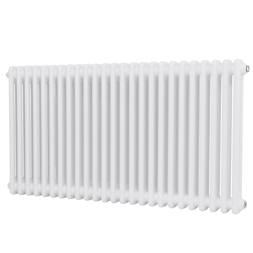 Baridi Horizontal Traditional 2 Column Radiator 600 x 1147mm – White
