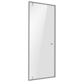Hinged Shower Door 800 x 1850mm, 6mm Tempered Glass, Reversible - Chrome