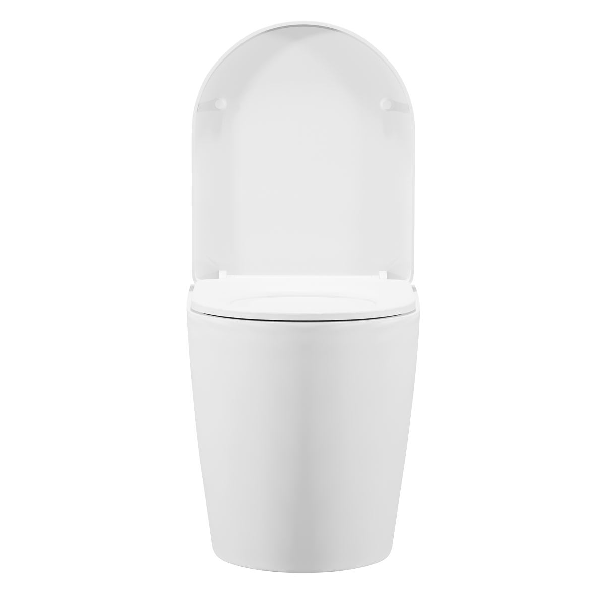 Back-to-Wall Toilet with Soft Close Seat & Rimless Flush – White