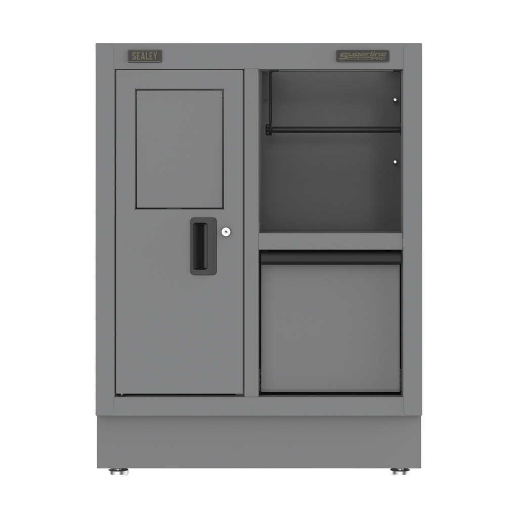 Superline PRO® Black Edition Modular Multifunction Cabinet with Drawer 680mm (APMS36BE)