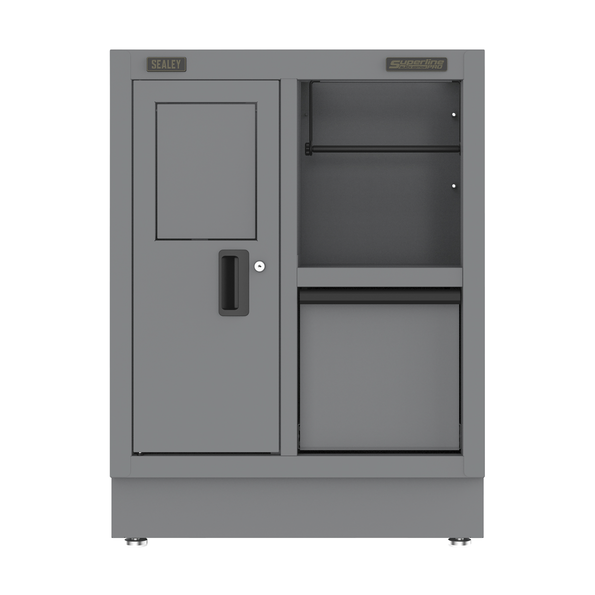 Superline PRO® Black Edition Modular Multifunction Cabinet with Drawer 680mm (APMS36BE)