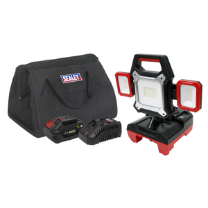 SV20 Series 2-in-1 Cordless/Corded 45W SMD LED Worklight Kit 20V 4Ah