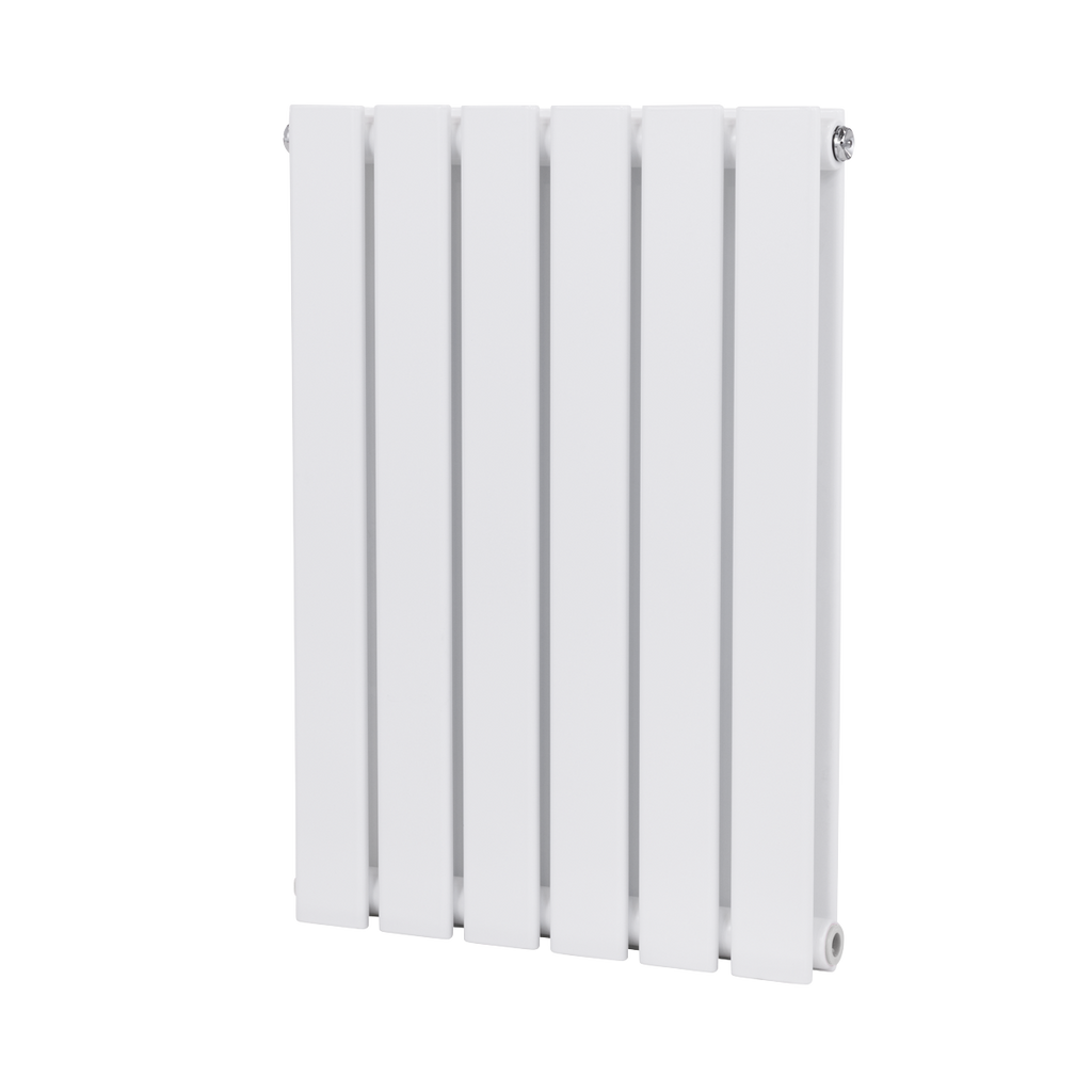 Baridi Horizontal Radiator Contemporary Double Flat Panel Design 600 x 420mm – White