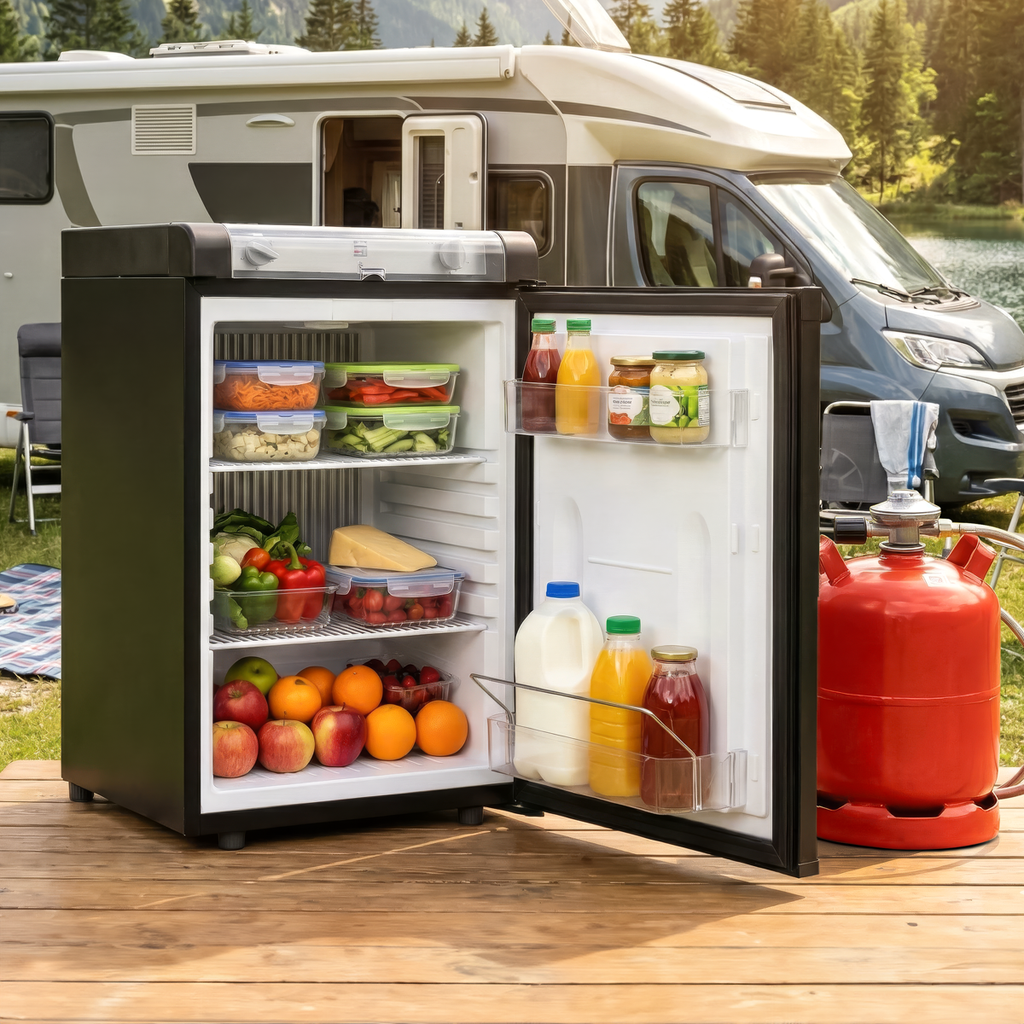 Dellonda 3-Way Fridge 60L for Camping & Motorhomes (DL159)