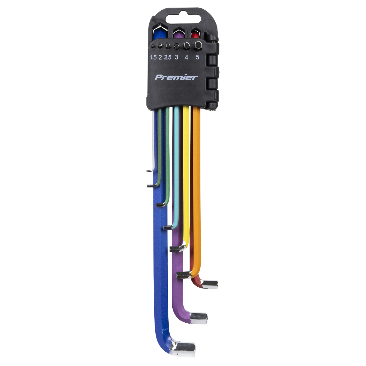 Premier Extra-Long Stubby Element Hex Key Set 9pc