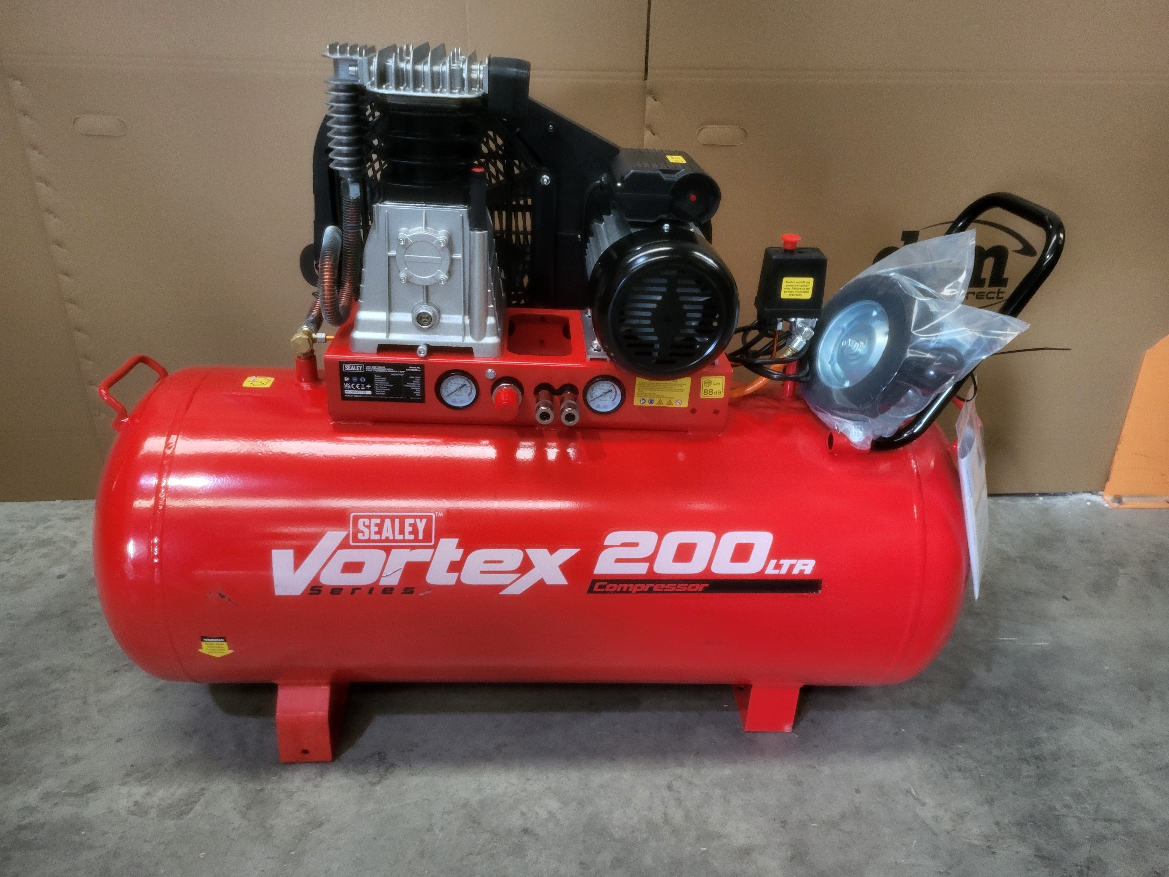 Sealey 200L Belt Drive Air Compressor 3hp - B