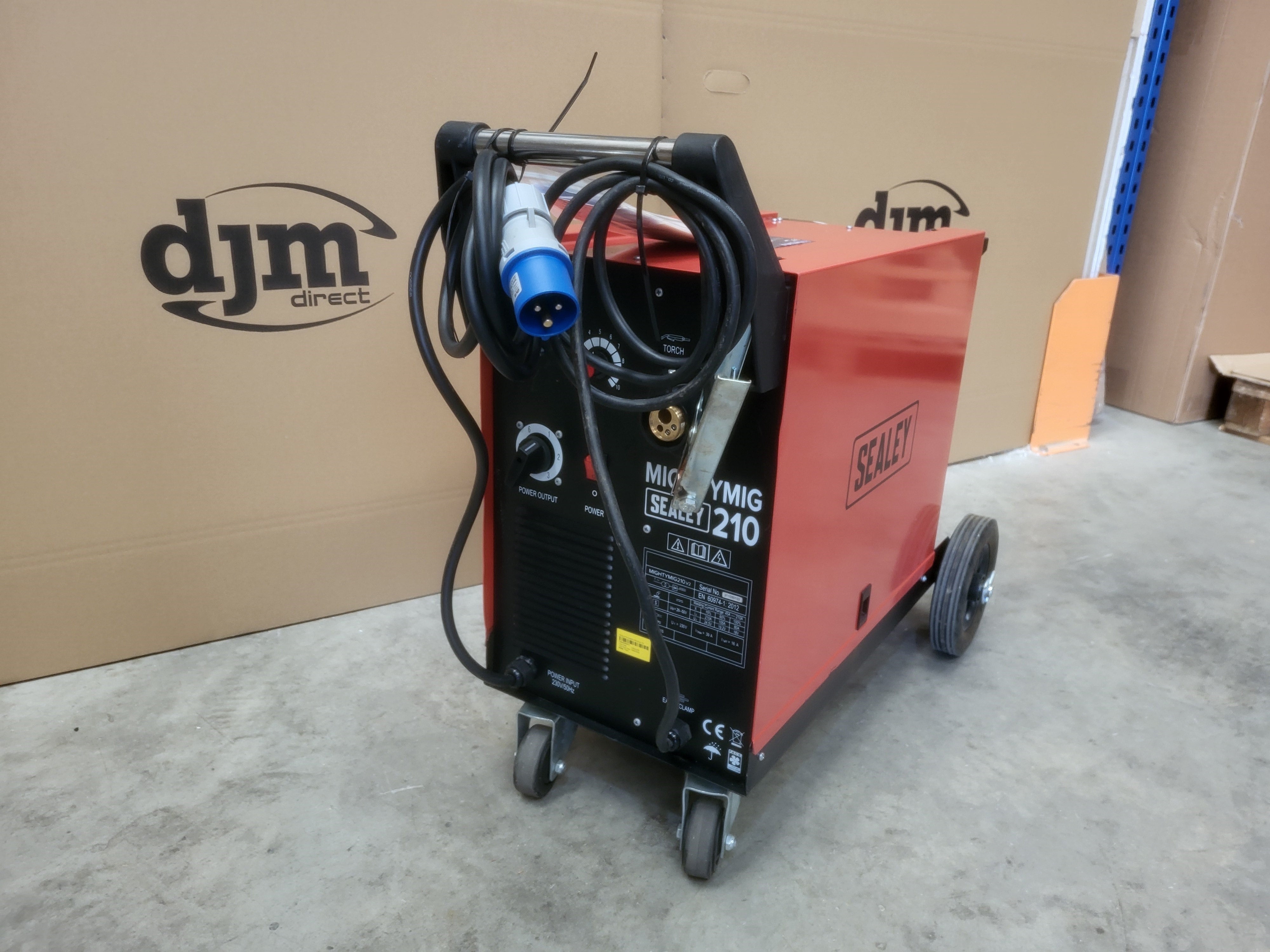 Sealey Professional Gas/No-Gas MIG Welder 210A with Euro Torch - B