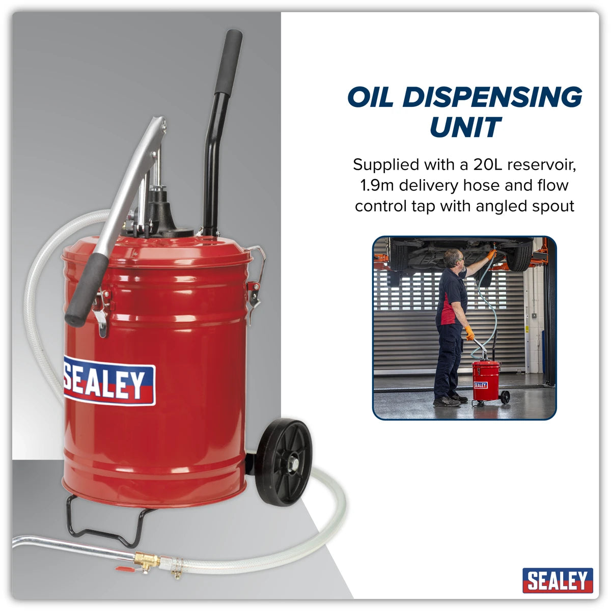Mobile Gear Oil Dispensing Unit 20L