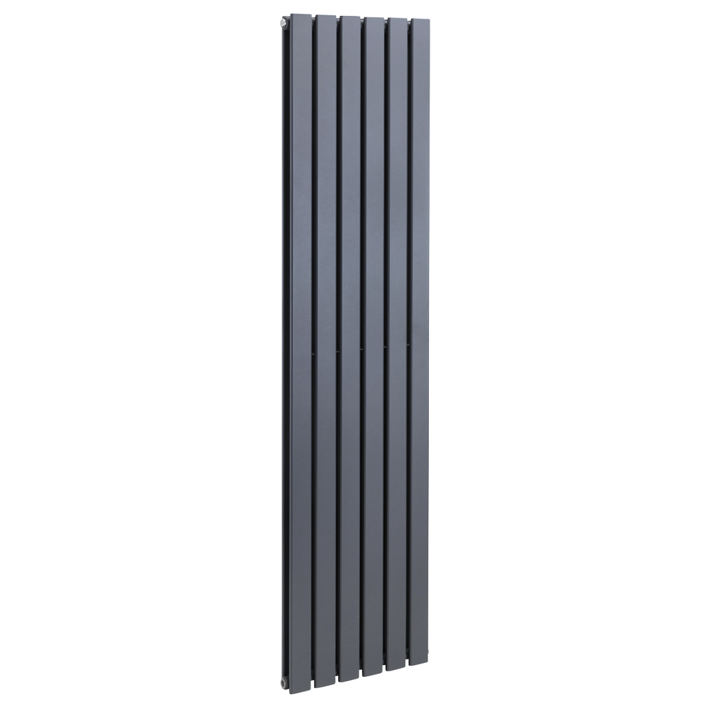 Baridi Vertical Radiator Contemporary Double Flat Panel Design 420 x 1800mm – Anthracite