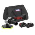 Premier SV20 150mm Cordless Rotary Polisher Kit, 4Ah, Euro Plug (CP20VRPKITEU)