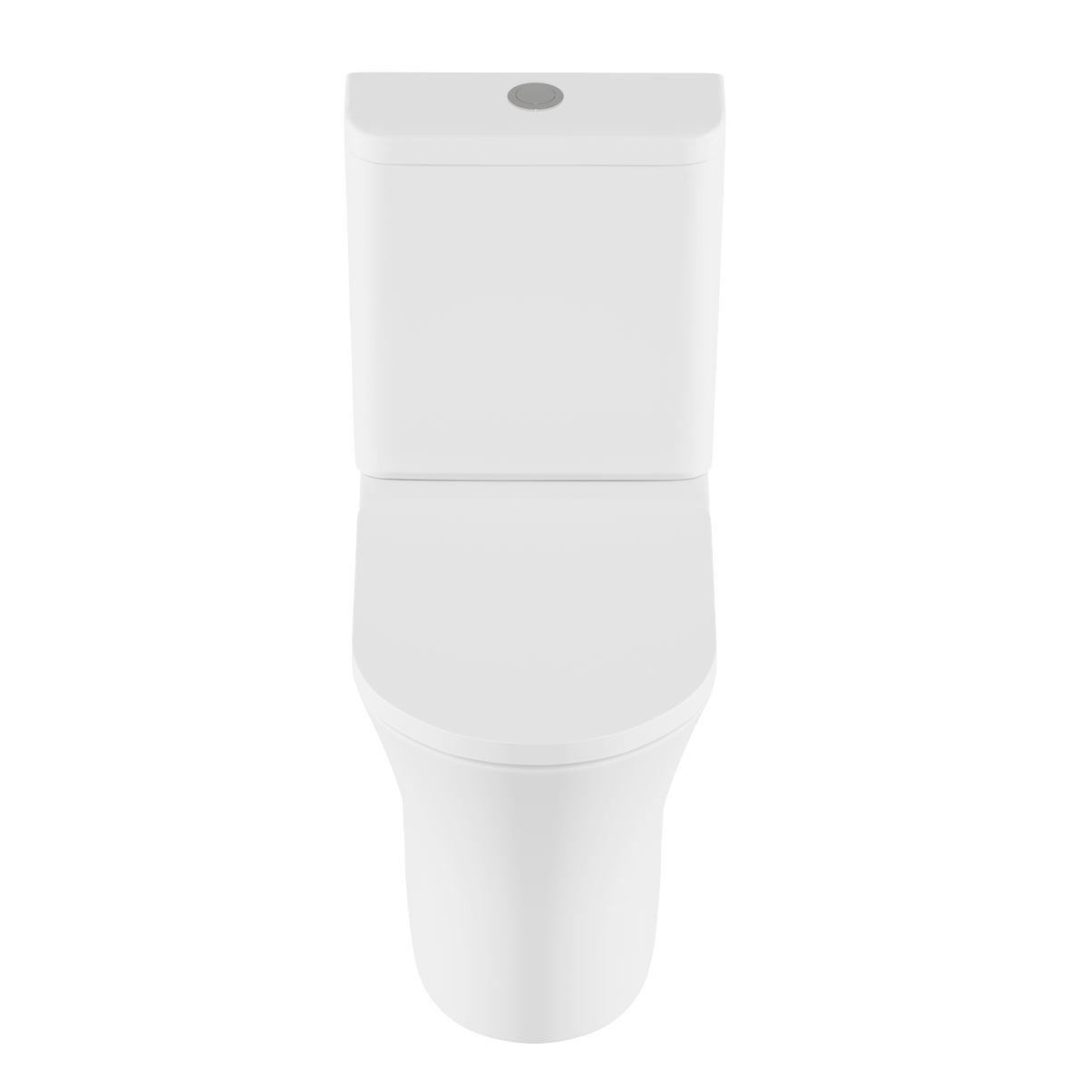 Baridi Close-Coupled Toilet with Soft Close Seat, Dual Flush Cistern & Rimless Flush – White