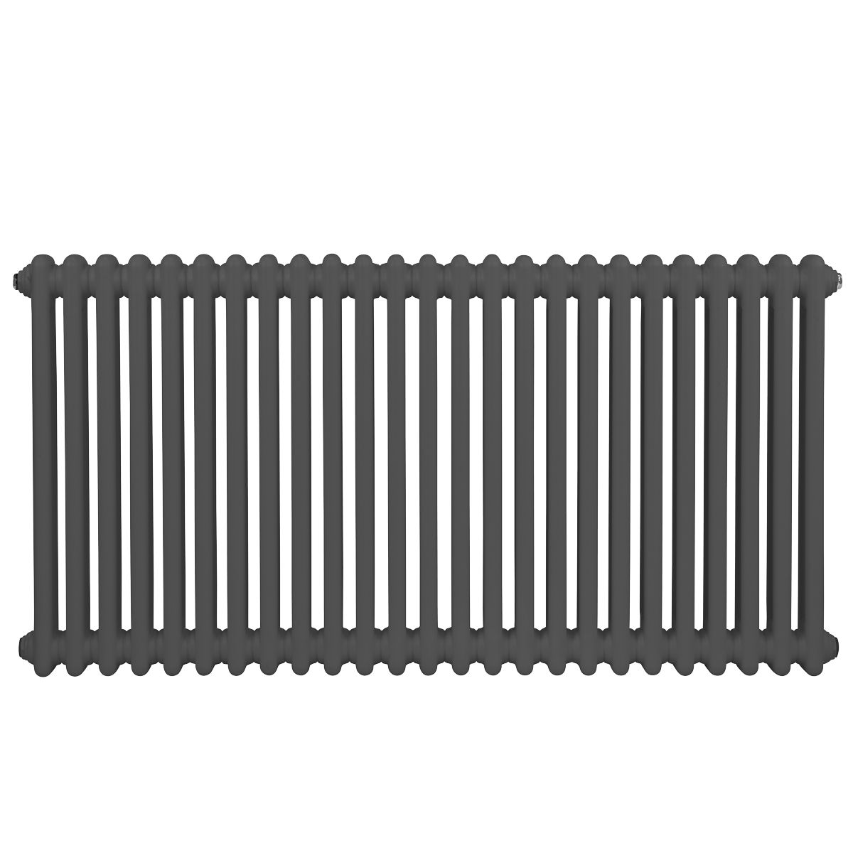 Baridi Horizontal Traditional 2 Column Radiator 600 x 1147mm – Anthracite