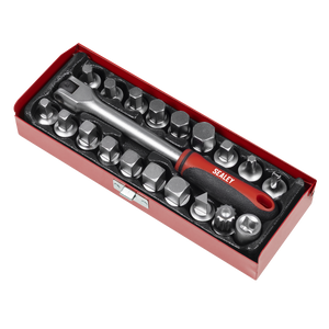 Oil Drain Plug Key Set 3/8"Sq Drive 20pc