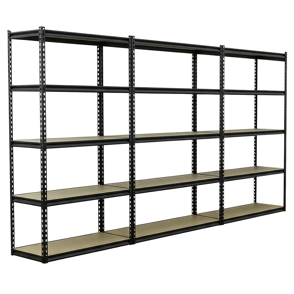 Racking Unit with 5 Shelves 220kg Capacity Per Level - Set of 3
