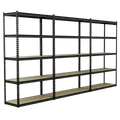 Racking Unit with 5 Shelves 220kg Capacity Per Level - Set of 3