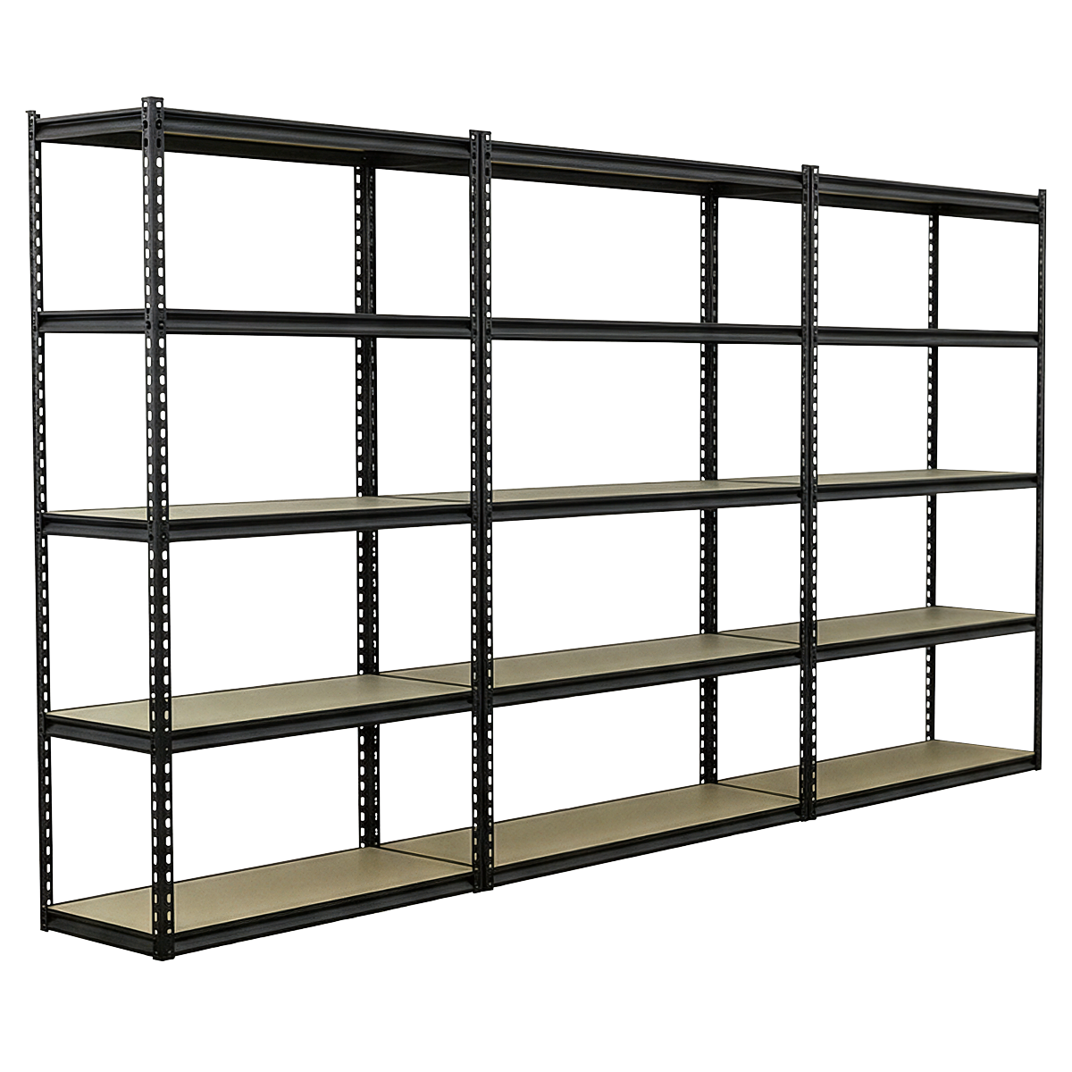 Racking Unit with 5 Shelves 220kg Capacity Per Level - Set of 3